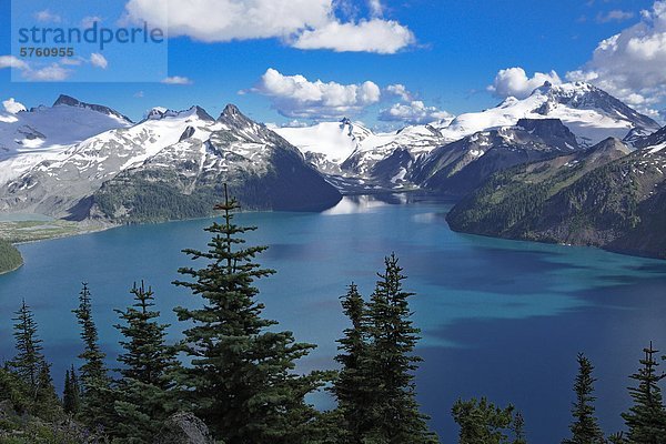 Garibaldi-See von Panorama Ridge  Garibaldi Provincial Park  British Columbia  Kanada