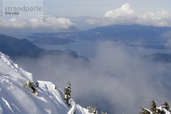 Snowboarden  Whistler  British Columbia  Kanada