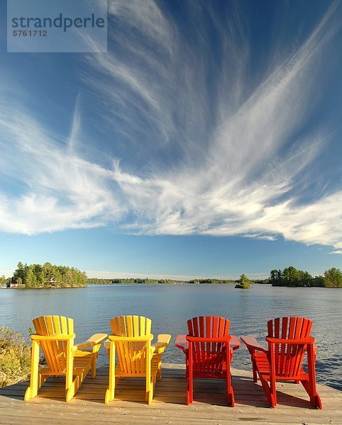 Adirondack Chairs  Kahshe See  Muskoka  Ontario