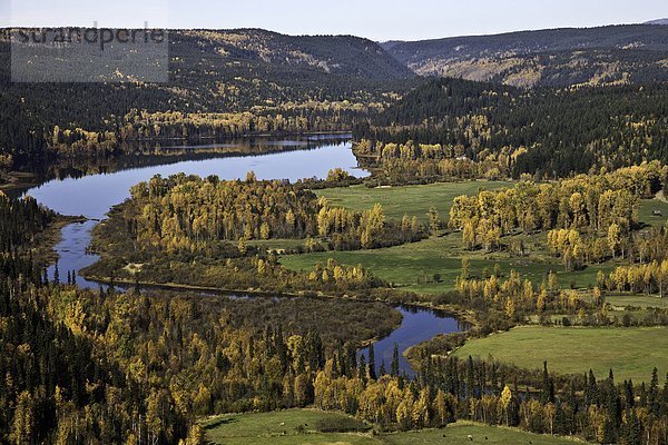 Luftbild von Bildern über die South Cariboo in British Columbia  Kanada