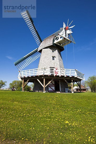 Windmühle  Mennonite Heritage Village  Steinbach  Manitoba  Kanada