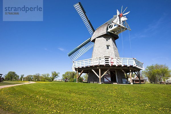 Windmühle  Mennonite Heritage Village  Steinbach  Manitoba  Kanada