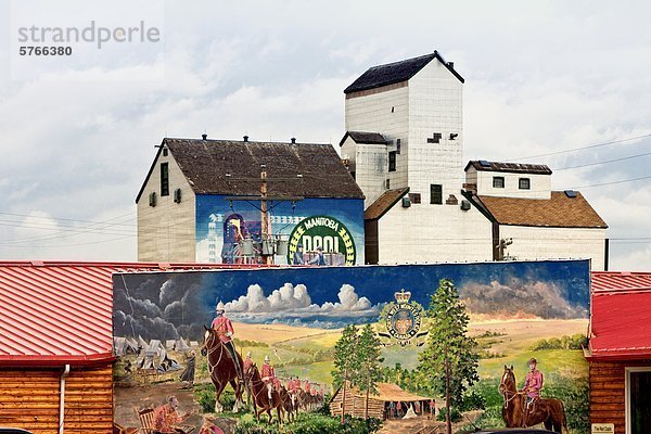 Grain Elevator  Boissevain  Manitoba  Kanada