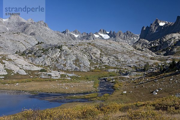 Wanderweg zum Titcomb Becken  Wind River Range  Wyoming  Vereinigte Staaten von Amerika