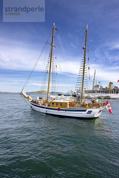 Tagesausflug Boot Kai Kanada verlassen Nova Scotia Neuschottland