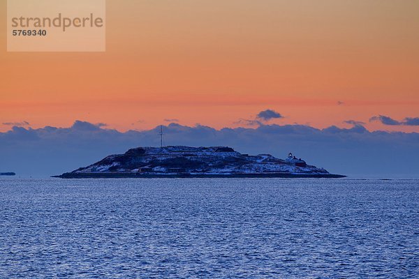 McNabs Insel im Morgengrauen im Winter  Halifax  Nova Scotia  Kanada