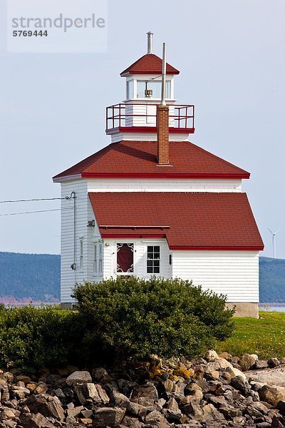 Gilbert Cove Leuchtturm  Bucht von Fundy  Nova Scotia  Kanada