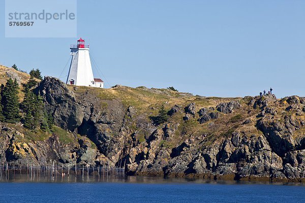 Schwalbenschwanz Leuchtturm  Grand Manan Island  Bucht von Fundy  New Brunswick  Kanada