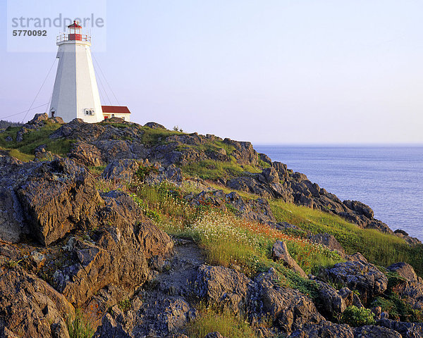 Schwalbenschwanz-Leuchtturm  Grand Manan Island  New Brunswick  Kanada