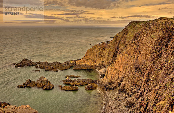 Südwestlich Kopf Felsen  Grand Manan Island  Bucht von Fundy  New Brunswick  Kanada