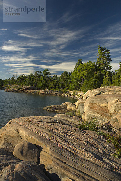 Kuschelige Hafen  Franklin-Insel  Parry Sound  Geogian Bay  Lake Huron  kanadischer Schild  Ontario  Kanada