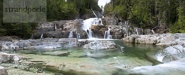 Niedrigere Myra Falls  Strathcona Provincial Park  Vancouver Island  British Columbia  Kanada
