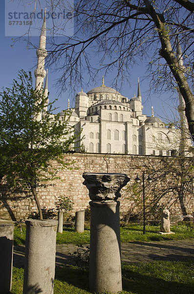 Sultan-Ahmed-Moschee (Blaue Moschee)  Istanbul  Türkei