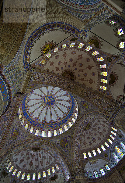 Hauptkuppel  Sultan-Ahmed-Moschee (Blaue Moschee)  Istanbul  Türkei