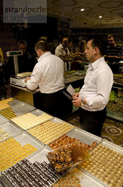 Baklava Anbieter in Istanbul  Türkei