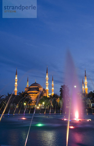 Sultan-Ahmed-Moschee (Blaue Moschee)  Istanbul  Türkei