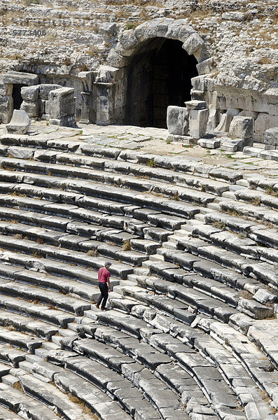 Amphitheater in Milet  eine antike Stadt an der Westküste der Türkei in Zentralanatolien