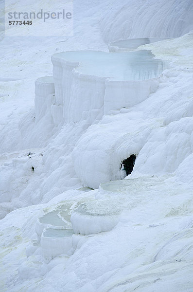 Wasser fließen Veranda Mineral Süden links Türkei