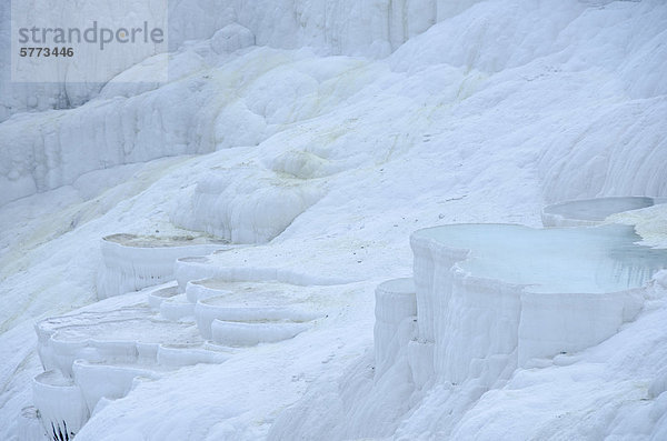 Wasser fließen Veranda Mineral Süden links Türkei