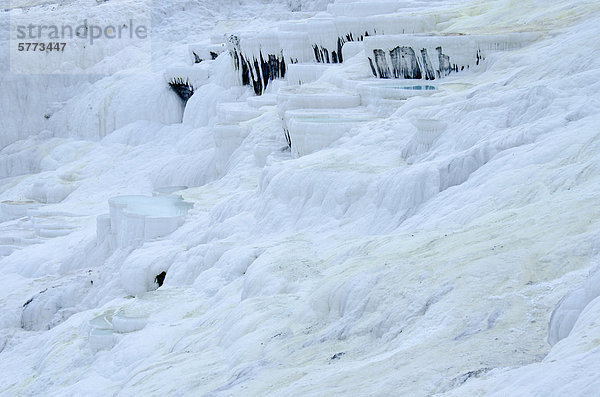 Wasser fließen Veranda Mineral Süden links Türkei