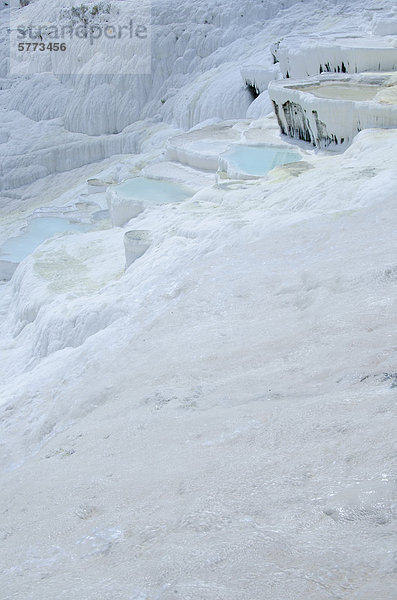 Wasser fließen Veranda Mineral Süden links Türkei