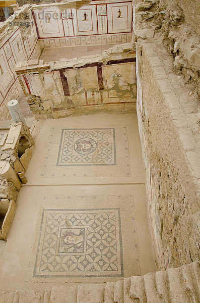 Die römischen Apartments in Ephesus  eine antike Stadt  ausgegraben und später eine römische Stadt  an der West Küste Kleinasiens  in der Nähe von heutigen Selçuk  Izmir  Türkei