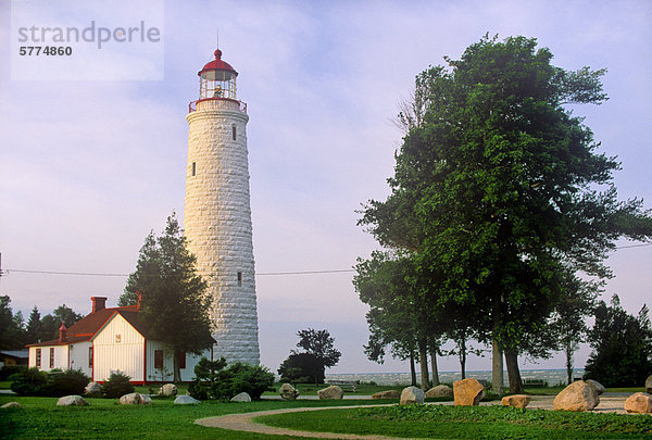 Zeigen Sie Clark Lighthouse  Lake Erie  Ontario  Kanada