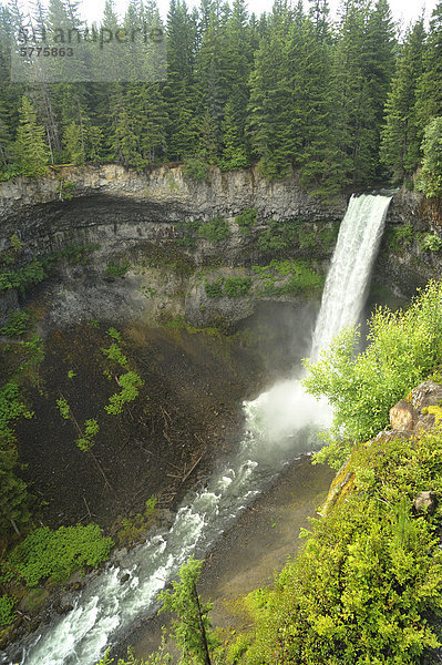 Brandywine Falls und Daisy Lake  Brandywine Falls Provincial Park  in der Nähe von Whistler  British Columbia  Kanada