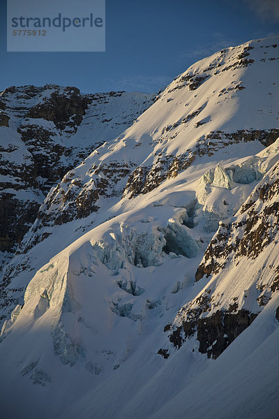 Ein Gletscher auf Mt Stanley  Kootenay Nationalpark  British Columbia  Kanada