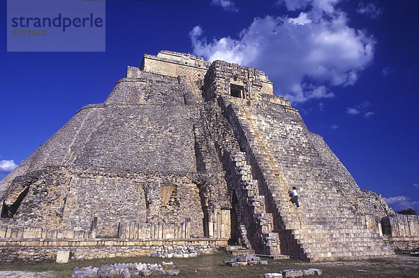 Das UNESCO Weltkulturerbe  Maya Stadt Uxmal  Yucatan Zustand von Mexiko.