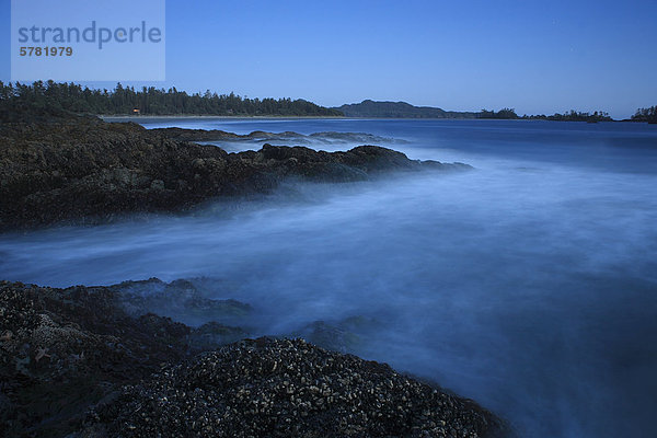 Chesterman Beach bei Dämmerung  Tofino  Vancouver Island  British Columbia  Kanada