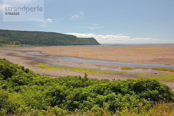 Küste  Advocate Hafen  Bucht von Fundy  Nova Scotia  Kanada