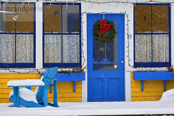 Oriental Hotel im Winter  Victoria  Prince Edward Island  Canada