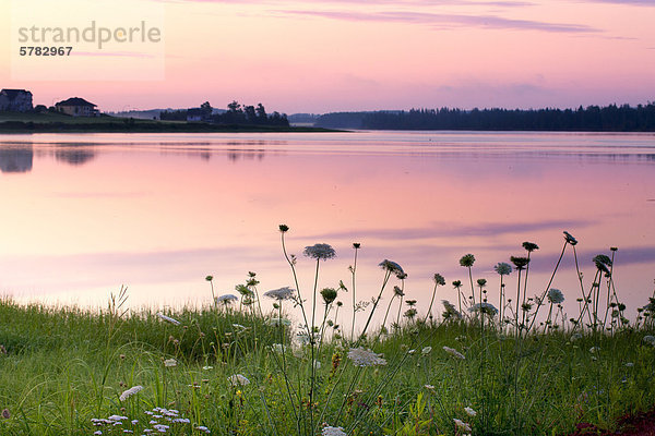 West River bei Dämmerung  Prince Edward Island  Canada