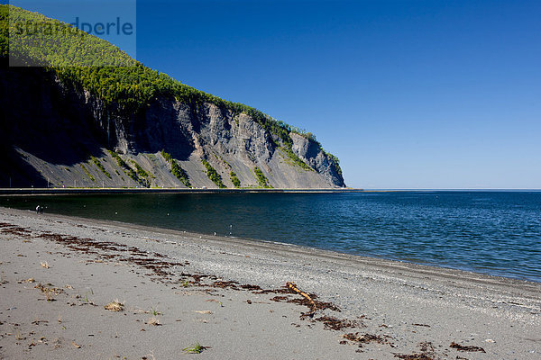 Küste  Mont-Saint-Pierre  Gaspé Halbinsel  Quebec  Kanada