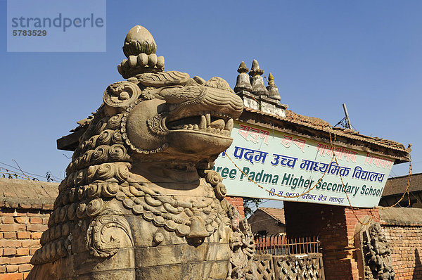 Shree Padma Higher Secondary School  Bhaktapur  Bhadgaon  Kathmandu Valley  Nepal  Asien
