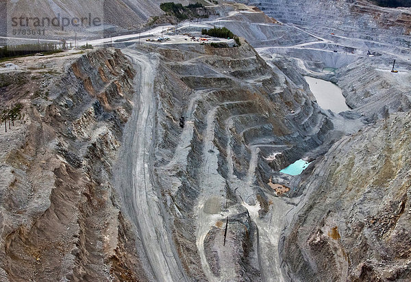 Gibraltar-Mine in der Cariboo Region British Columbia Kanada