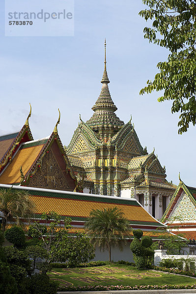 Wat Pho  Wat Phra Chetuphon  Tempel des liegenden Buddha  Bangkok  Thailand  Asien