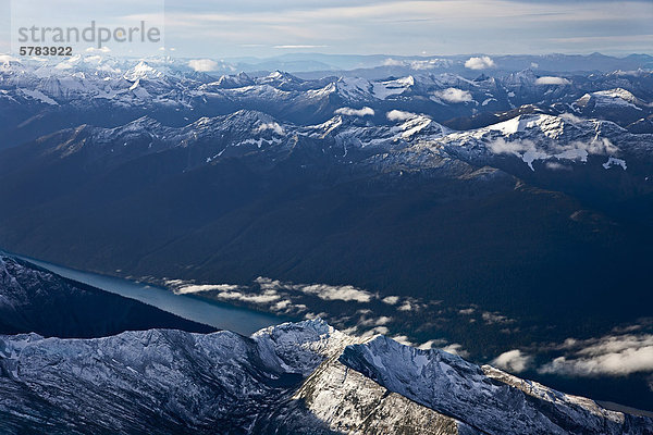 Luftaufnahmen in der North Cariboo Region British Columbia Kanada