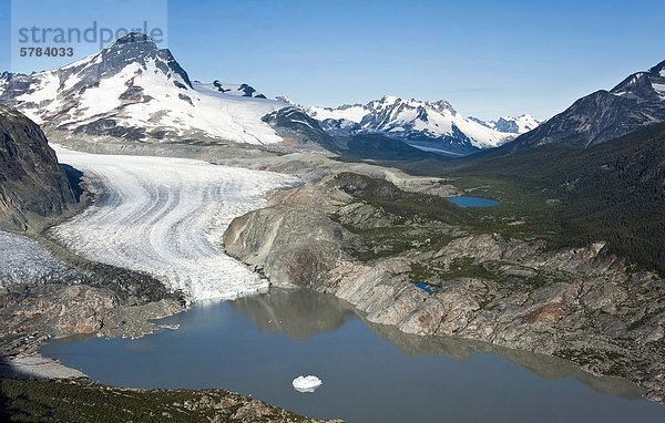 Luftaufnahmen über der Chilcotin Region von British Columbia Kanada