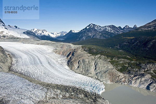 Luftaufnahmen über der Chilcotin Region von British Columbia Kanada