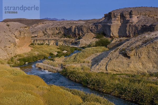 Creek entwässern in Lake Mead  Nevada  USA