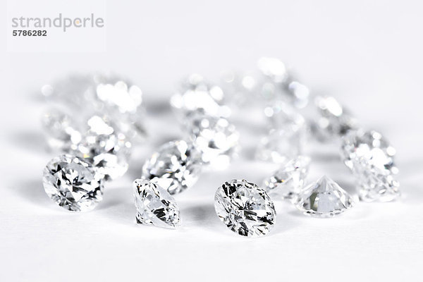 Diamanten  Runde Brillant Schliff  aus Belgien  Nahaufnahme