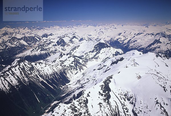 Berg Küste Ländliches Motiv ländliche Motive Fernsehantenne British Columbia Kanada