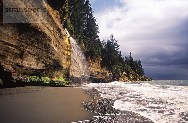 Wasser Strand Sand British Columbia Kanada Vancouver Island