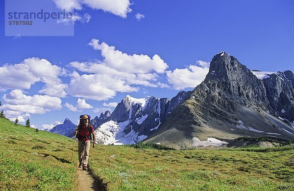 Mount Drysdale und Rockwall Pass  Kootenay-Nationalpark  British Columbia  Kanada.