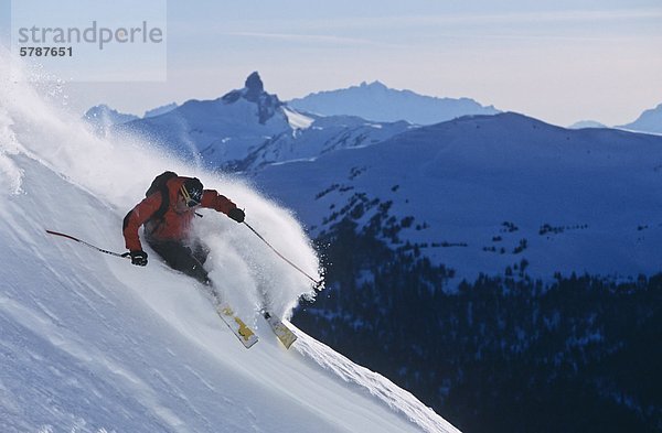 Whistler Mountain  schwarz Tusk im Hintergrund  Whistler  British Columbia  Kanada.