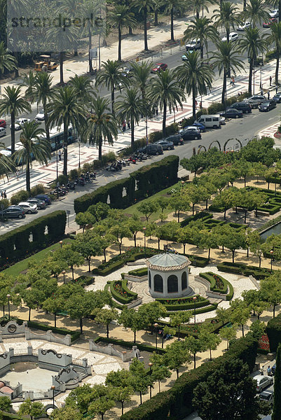 Gartenanlage in Malaga  Spanien