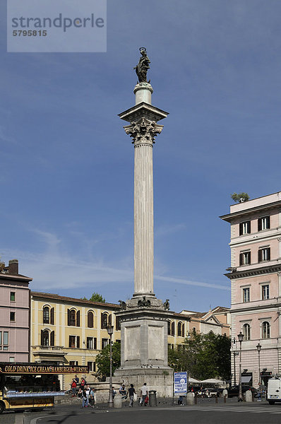 Mariensäule  Piazza Santa Maria Maggiore  Rom  Italien  Europa