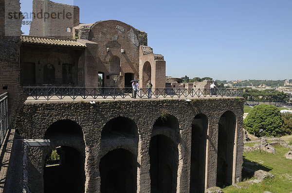 Römische Ruinen  Palatin  Rom  Italien  Europa